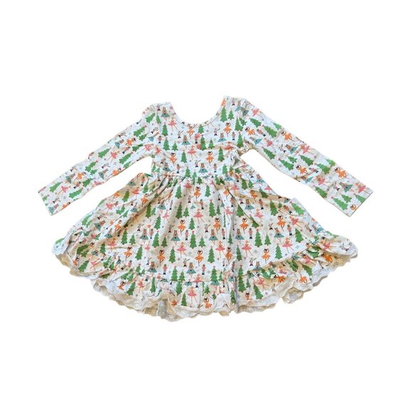 Madison Grace Knit Nutcracker Dress Sz 6 - Picture 1 of 7